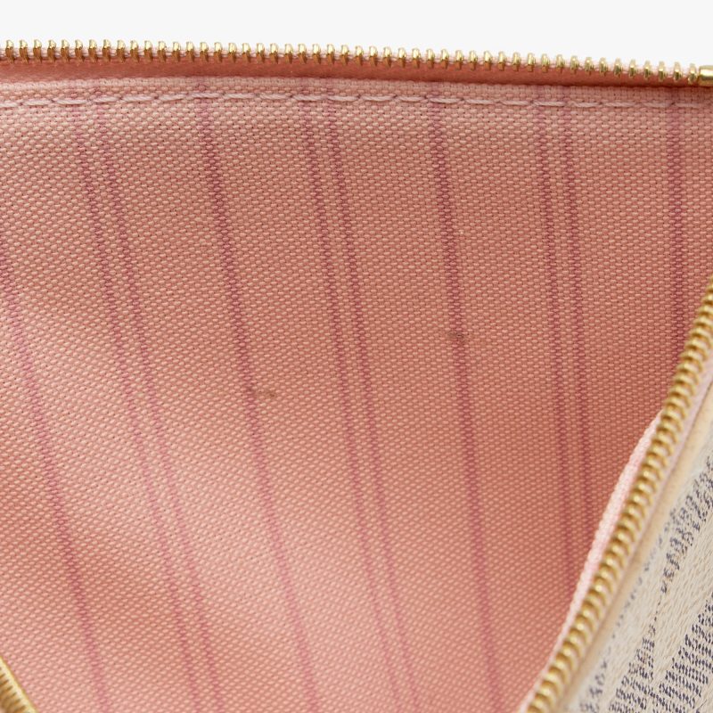 Louis Vuitton Damier Azur Neverfull GM Pochette (SHF-pkmLOz) - Image 6