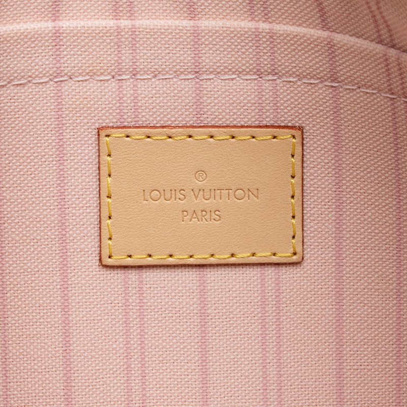 Louis Vuitton Damier Azur Neverfull GM Pochette (SHF-pkmLOz) - Image 4