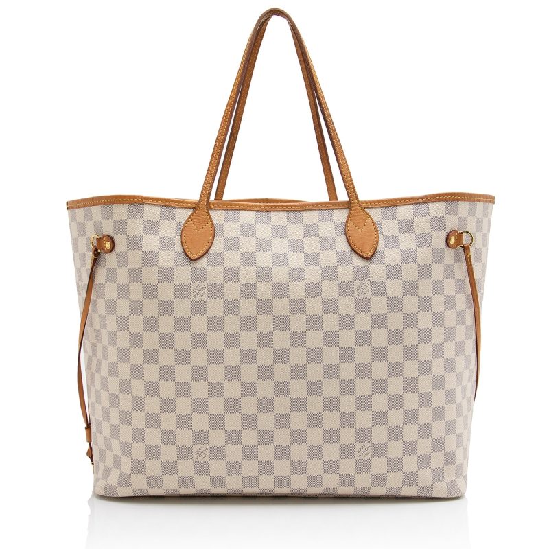Louis Vuitton Damier Azur Neverfull GM Tote Bag Hand Bag N51108 - Image 3