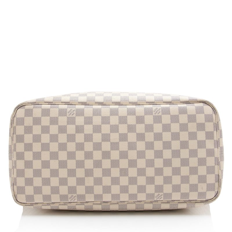 Louis Vuitton Damier Azur Neverfull GM Tote Bag Hand Bag N51108 - Image 4