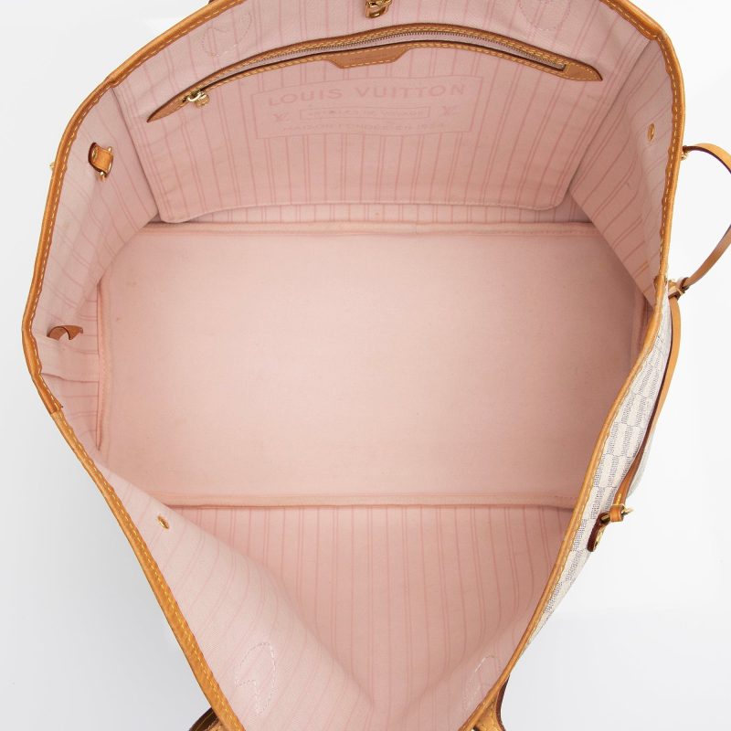 Louis Vuitton Damier Azur Neverfull GM Tote Bag Hand Bag N51108 - Image 7