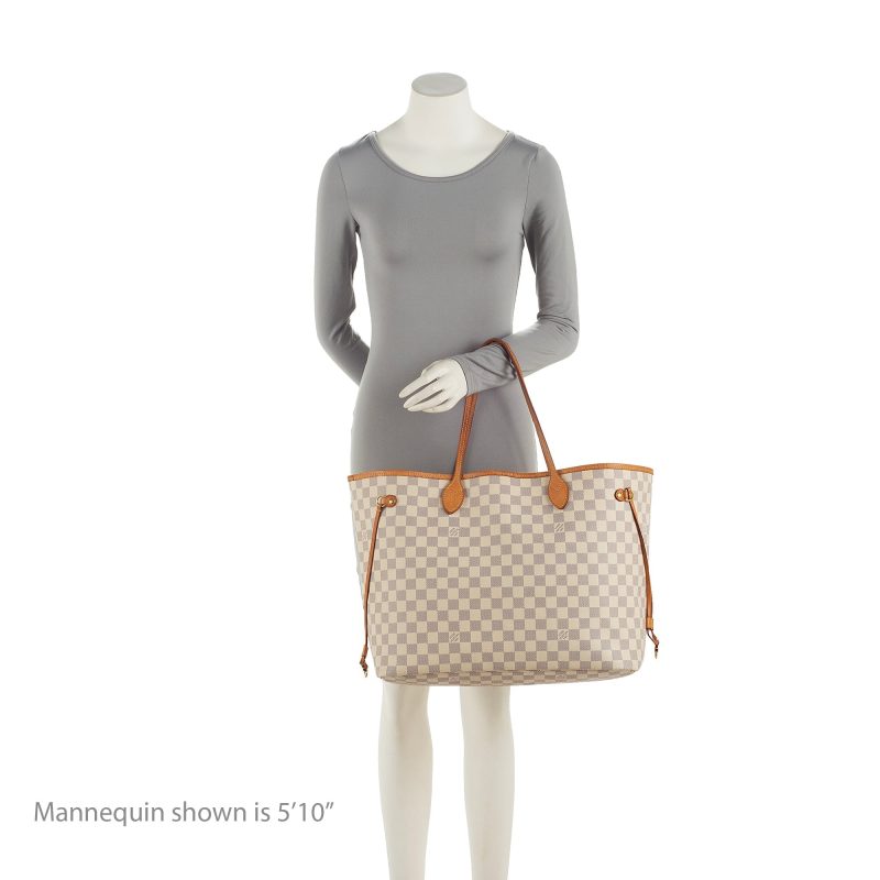 Louis Vuitton Damier Azur Neverfull GM Tote Bag Hand Bag N51108 - Image 5