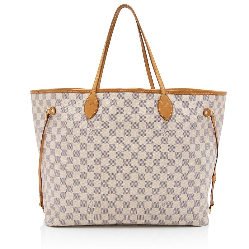 Louis Vuitton Damier Azur Neverfull GM Tote (SHF-19839) - Image 3