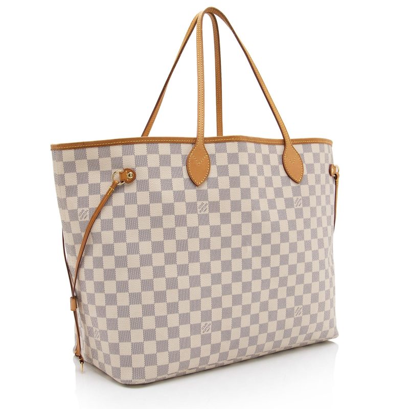Louis Vuitton Damier Azur Neverfull GM Tote (SHF-19839) - Image 2