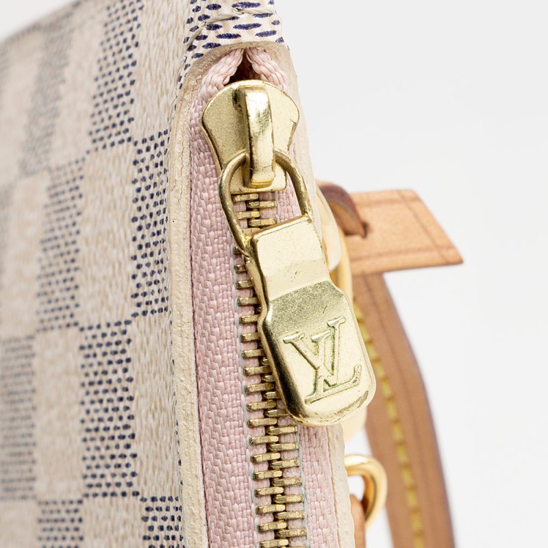 Louis Vuitton Damier Azur Neverfull MM Pochette (SHF-21426) - Image 6
