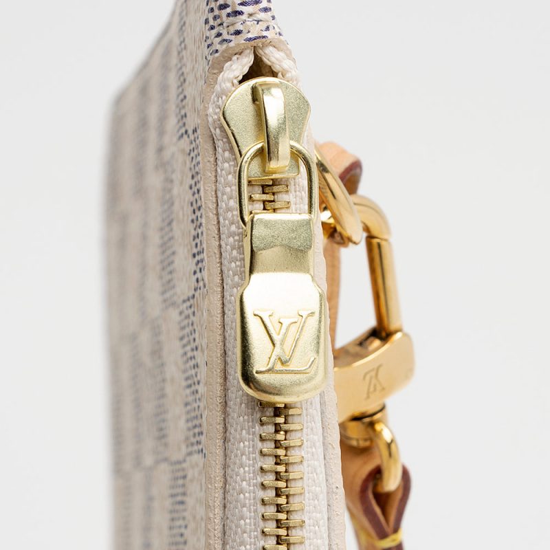 Louis Vuitton Damier Azur Neverfull MM Pochette - Image 7