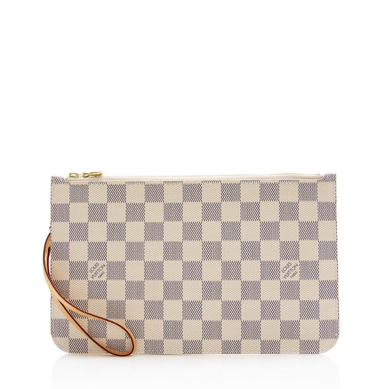 Louis Vuitton Damier Azur Neverfull MM Pochette