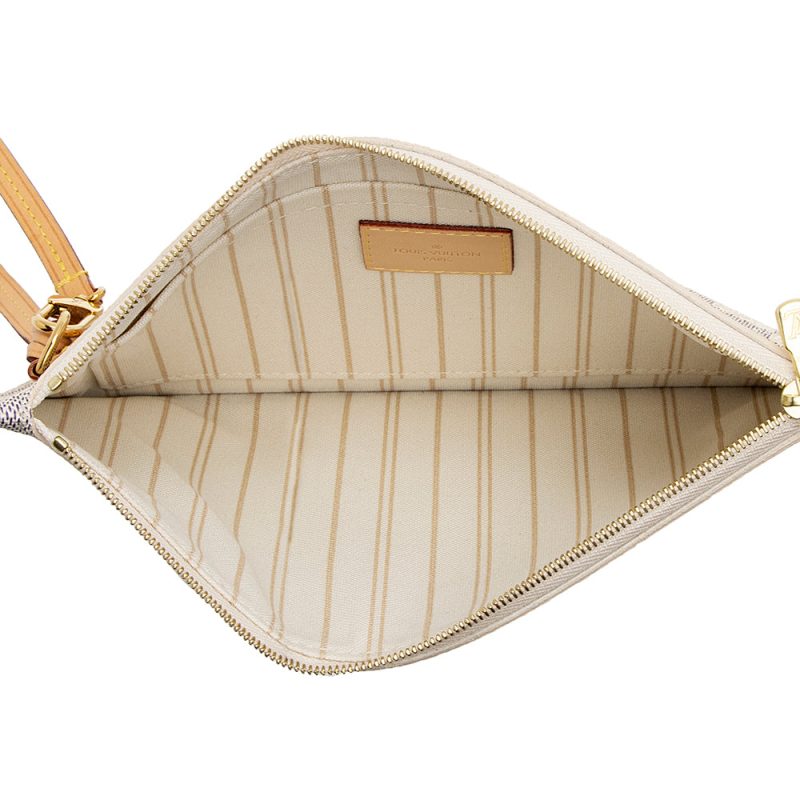 Louis Vuitton Damier Azur Neverfull MM Pochette - Image 5