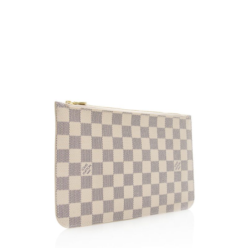 Louis Vuitton Damier Azur Neverfull MM Pochette - Image 2