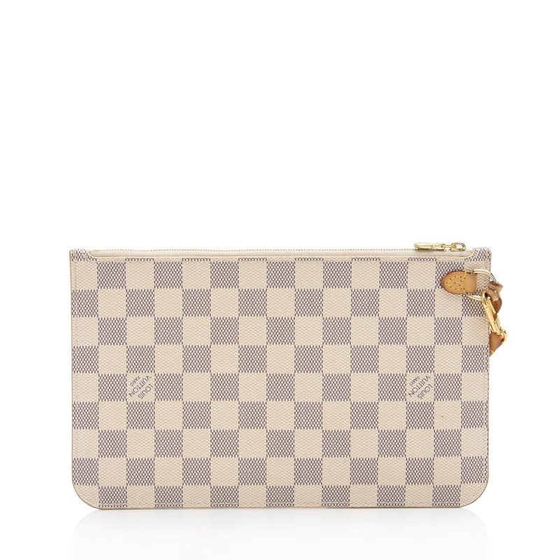 Louis Vuitton Damier Azur Neverfull MM Pochette (SHF-19777) - Image 3