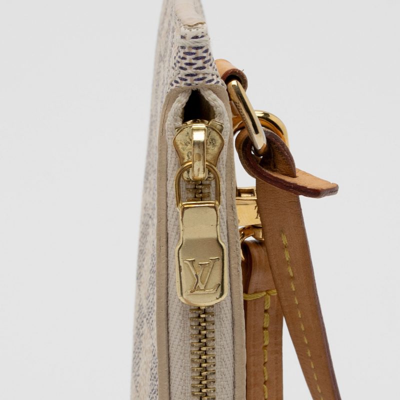 Louis Vuitton Damier Azur Neverfull MM Pochette (SHF-19777) - Image 7