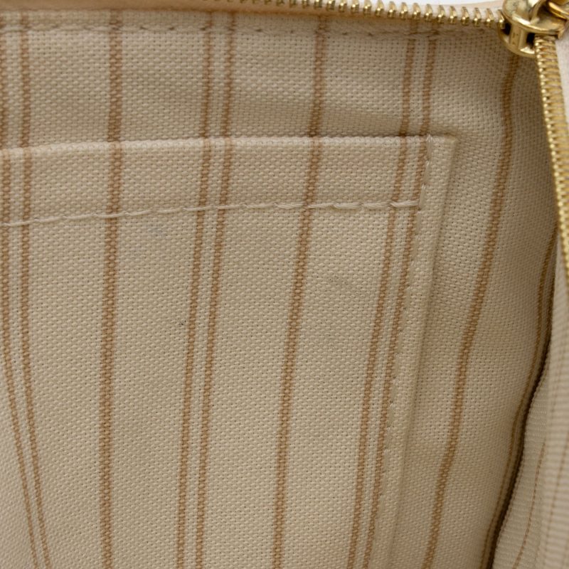 Louis Vuitton Damier Azur Neverfull MM Pochette (SHF-19777) - Image 9