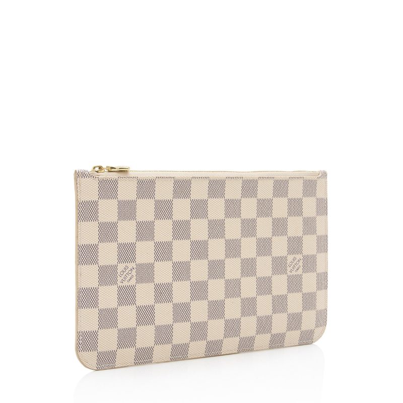 Louis Vuitton Damier Azur Neverfull MM Pochette (SHF-19777) - Image 2