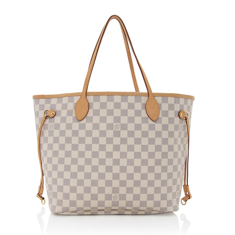 Louis Vuitton Damier Azur Neverfull MM Tote (SHF-18319) - Image 2