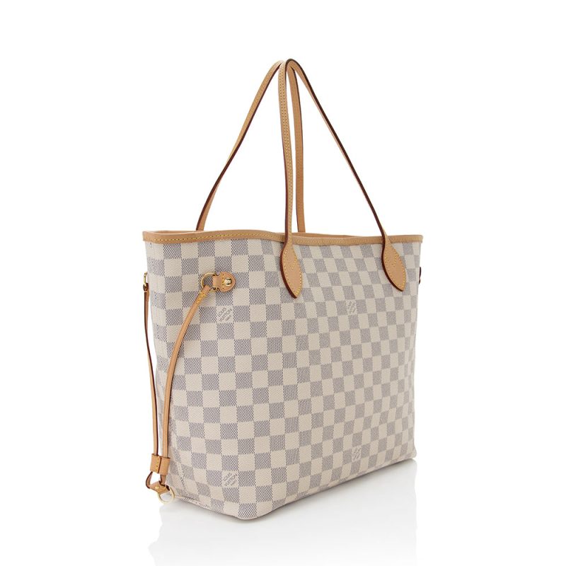 Louis Vuitton Damier Azur Neverfull MM Tote (SHF-18319)