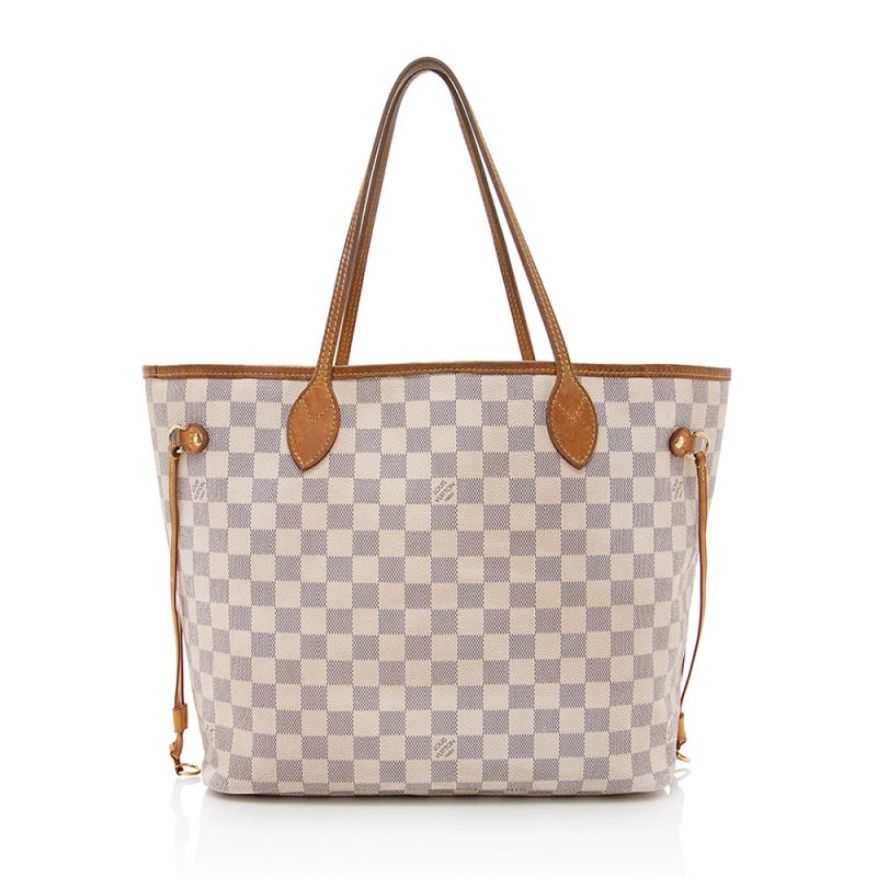 Louis Vuitton Damier Azur Neverfull MM Tote (SHF-19536) - Image 3