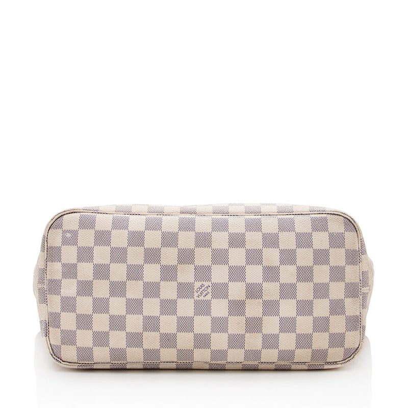 Louis Vuitton Damier Azur Neverfull MM Tote (SHF-19536) - Image 4