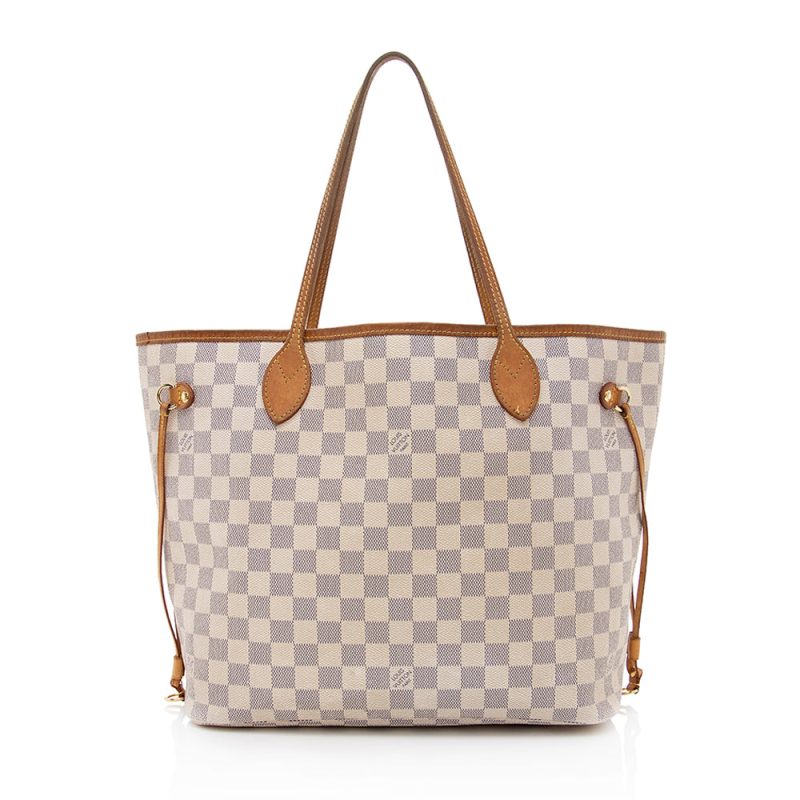 Louis Vuitton Damier Azur Neverfull MM Tote (SHF-19536)