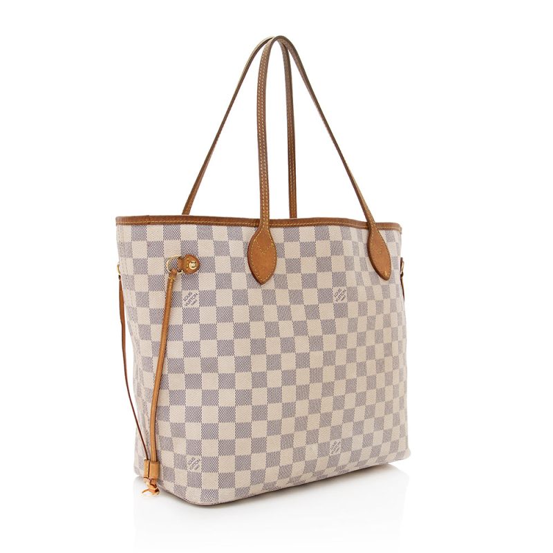 Louis Vuitton Damier Azur Neverfull MM Tote (SHF-19536) - Image 2