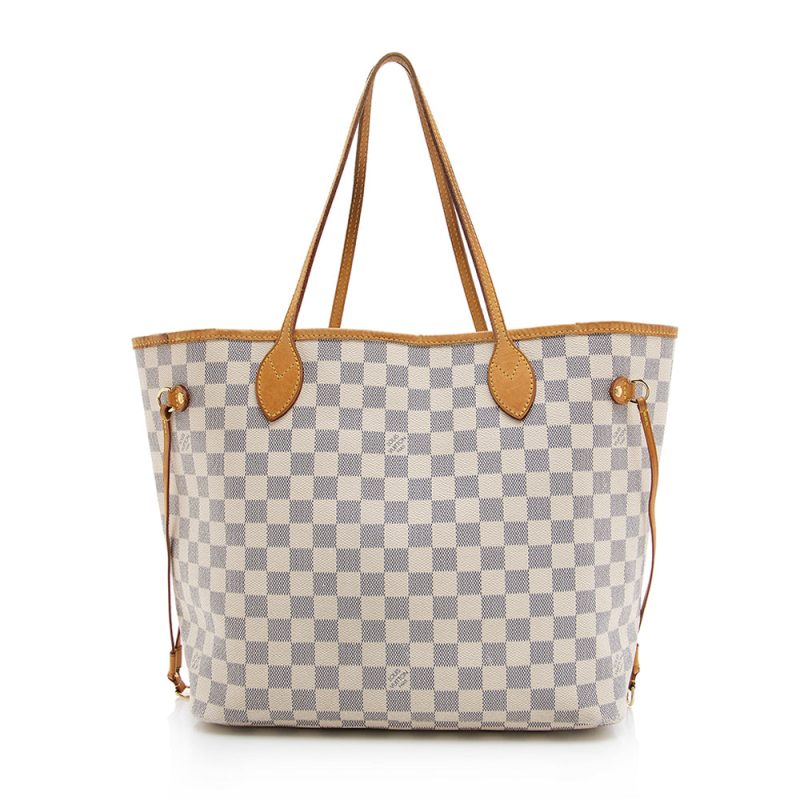 Louis Vuitton Damier Azur Neverfull MM Tote (SHF-19737) - Image 3