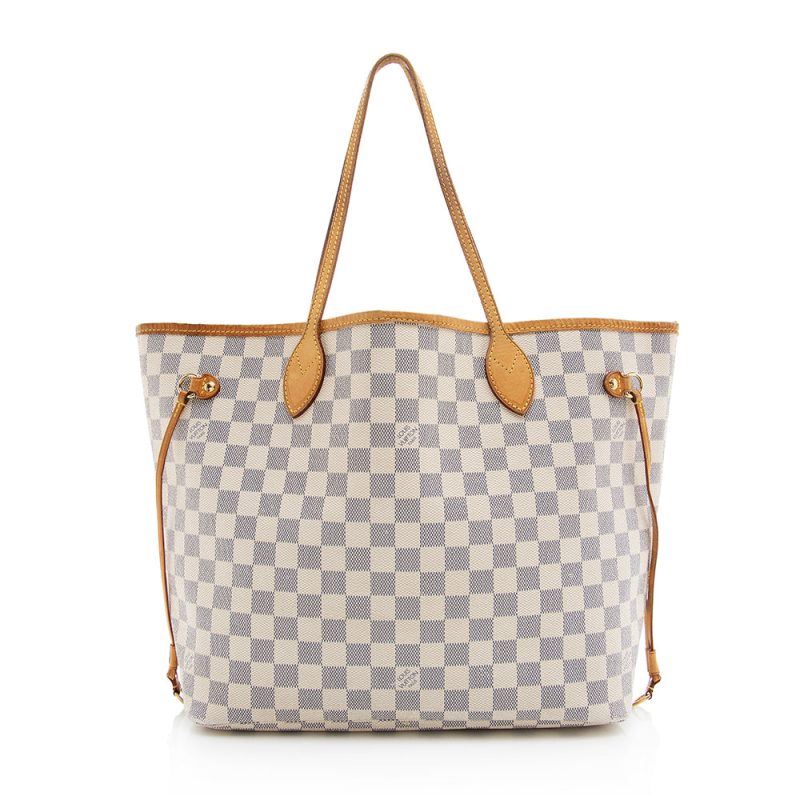 Louis Vuitton Damier Azur Neverfull MM Tote (SHF-19737)