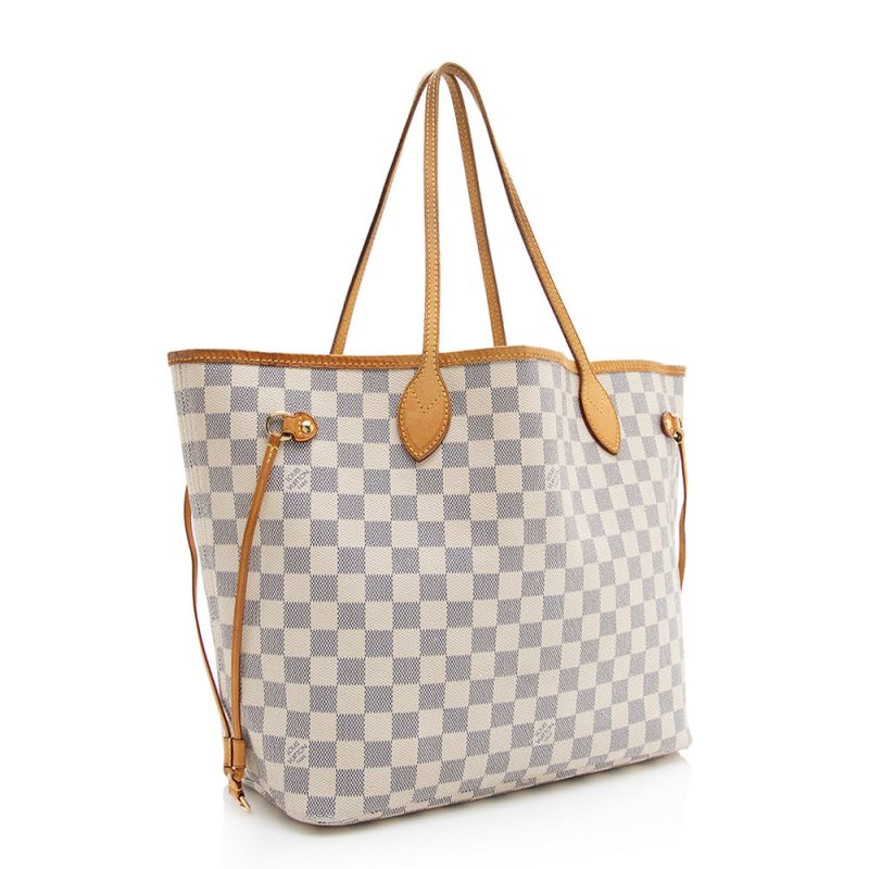 Louis Vuitton Damier Azur Neverfull MM Tote (SHF-19737) - Image 2