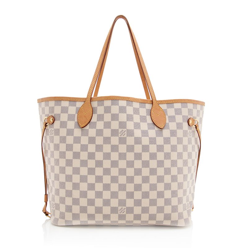 Louis Vuitton Damier Azur Neverfull MM Tote (SHF-76IDSl)