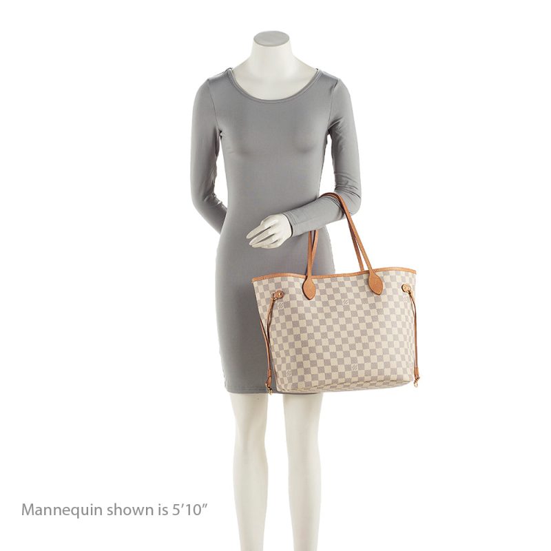 Louis Vuitton Damier Azur Neverfull MM Tote (SHF-76IDSl) - Image 5