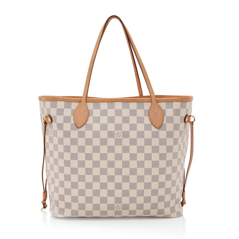 Louis Vuitton Damier Azur Neverfull MM Tote (SHF-20752) - Image 2