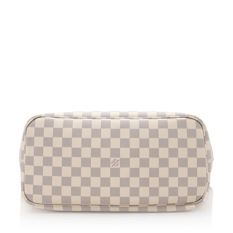 Louis Vuitton Damier Azur Neverfull MM Tote (SHF-20752) - Image 3