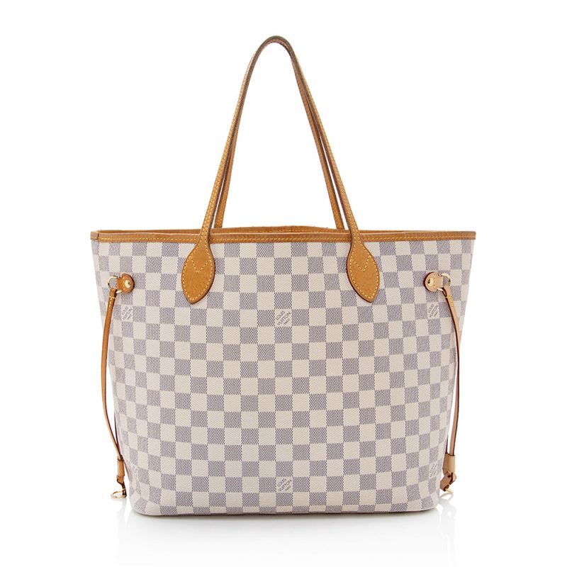 Louis Vuitton Damier Azur Neverfull MM Tote (SHF-21930) - Image 2