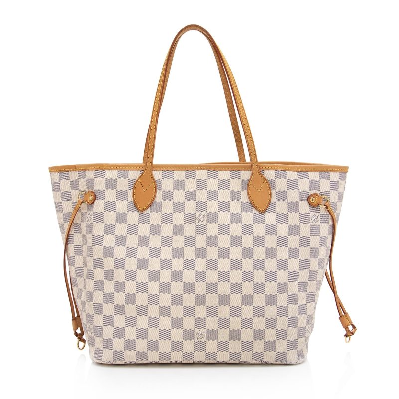 Louis Vuitton Damier Azur Neverfull MM Tote (SHG-AOeI8u) - Image 3