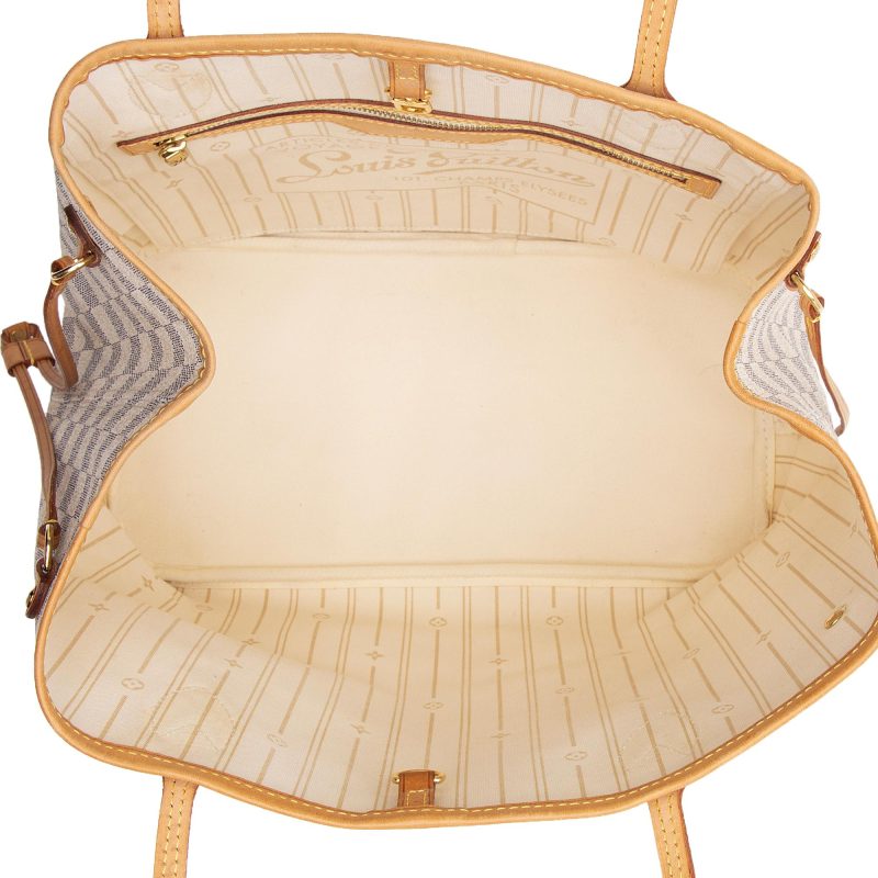 Louis Vuitton Damier Azur Neverfull MM Tote (SHG-AOeI8u) - Image 7