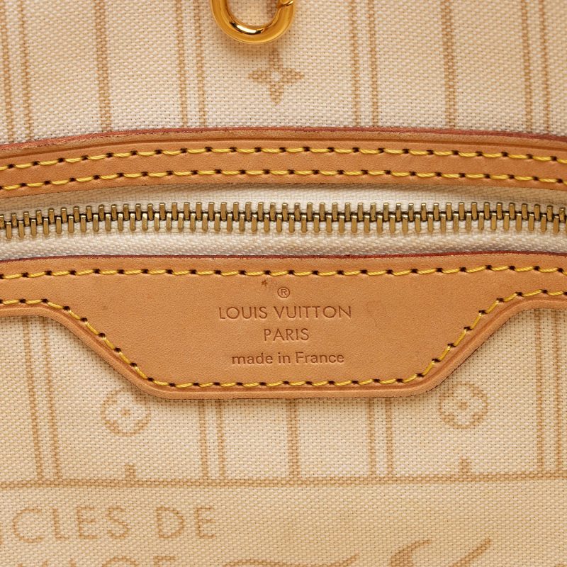 Louis Vuitton Damier Azur Neverfull MM Tote (SHG-AOeI8u) - Image 8