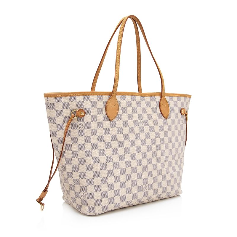 Louis Vuitton Damier Azur Neverfull MM Tote (SHG-AOeI8u) - Image 2