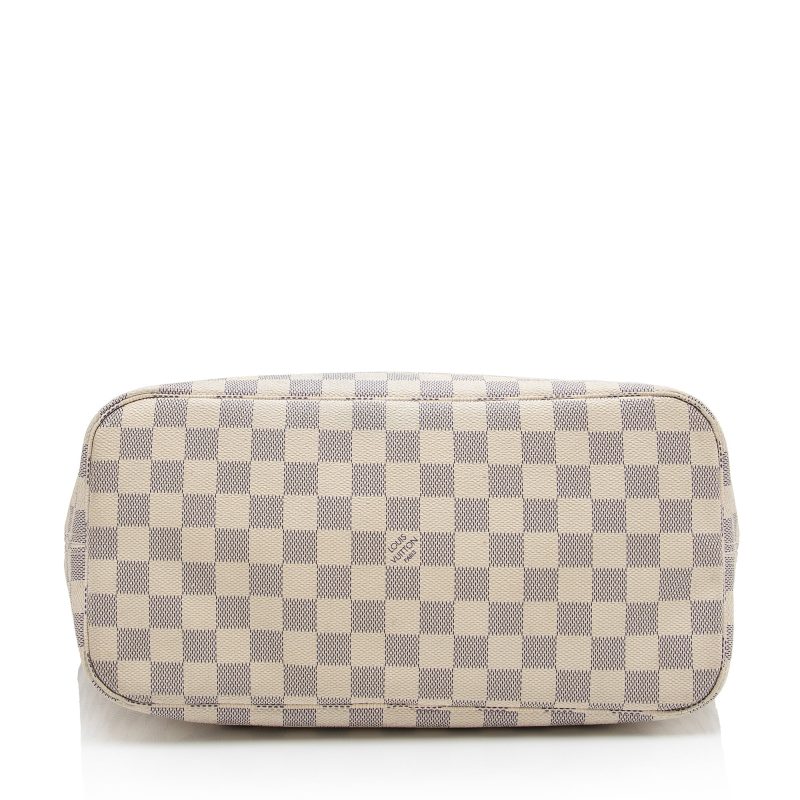 Louis Vuitton Damier Azur Neverfull MM Tote (SHF-uaROfL) - Image 4