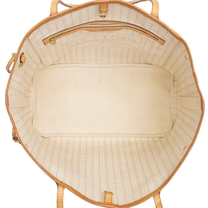 Louis Vuitton Damier Azur Neverfull MM Tote (SHF-uaROfL) - Image 7