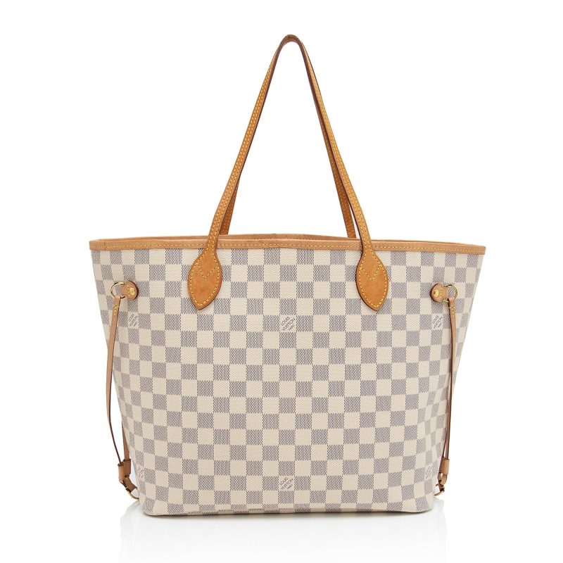 Louis Vuitton Damier Azur Neverfull MM Tote (SHF-UaNXaa) - Image 3