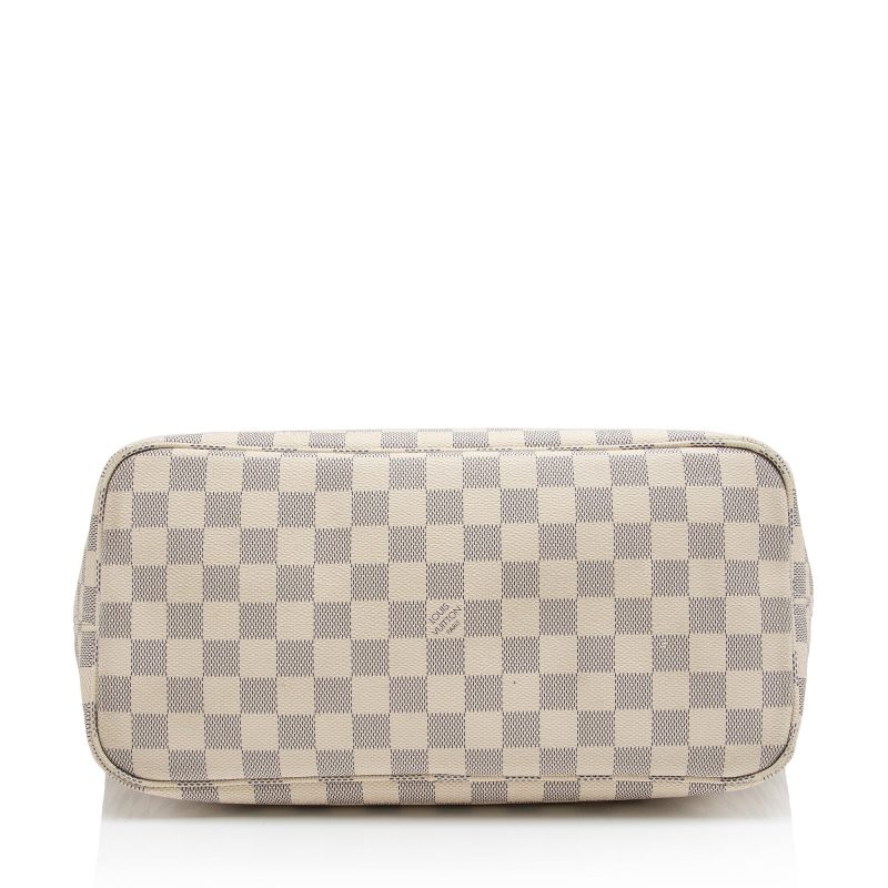 Louis Vuitton Damier Azur Neverfull MM Tote (SHF-UaNXaa) - Image 4