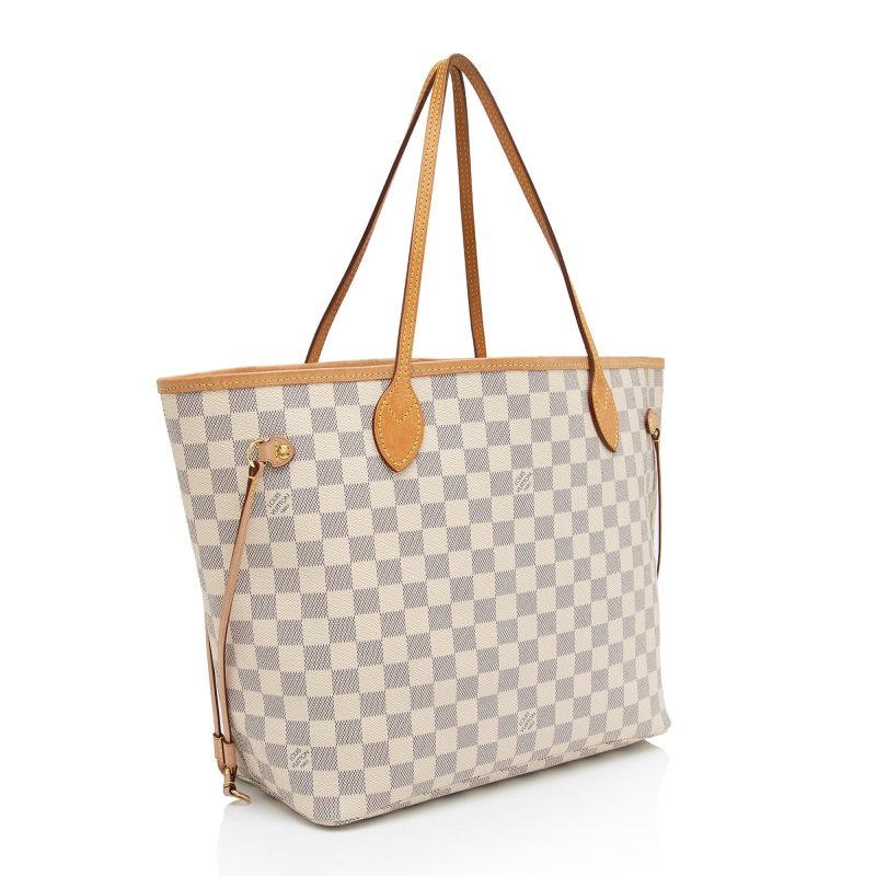 Louis Vuitton Damier Azur Neverfull MM Tote (SHF-UaNXaa) - Image 2