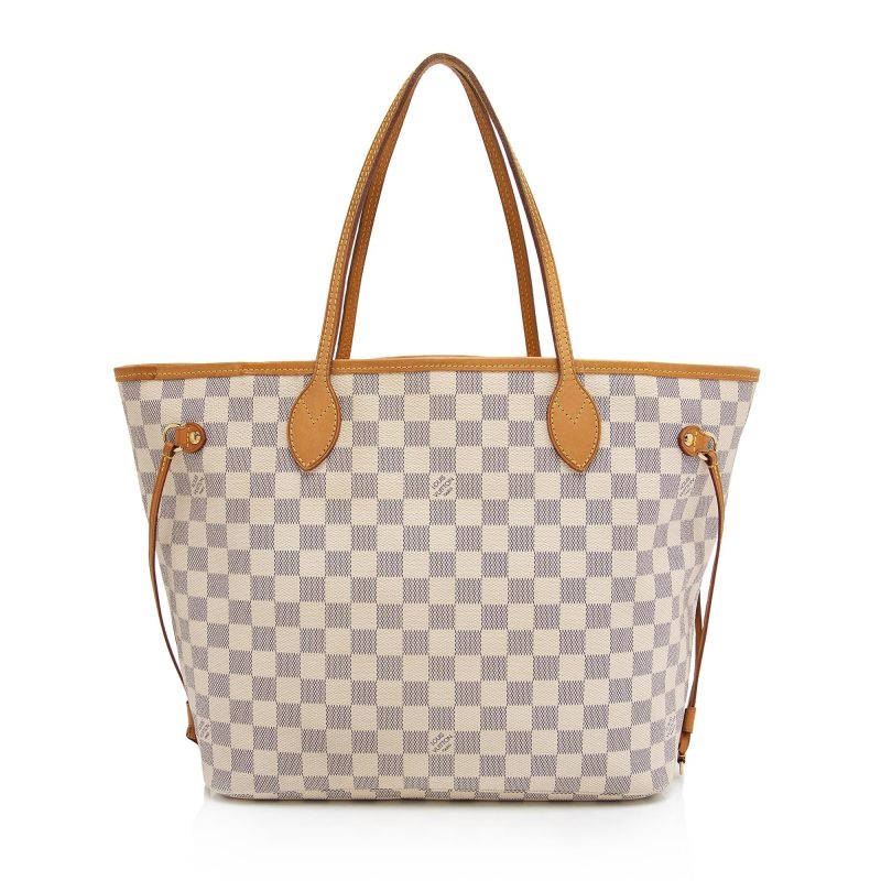 Louis Vuitton Damier Azur Neverfull MM Tote (SHF-oqv6hs) - Image 3