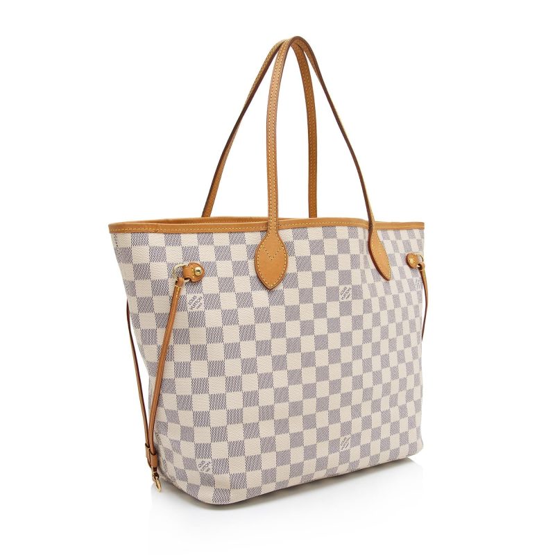 Louis Vuitton Damier Azur Neverfull MM Tote (SHF-oqv6hs) - Image 2