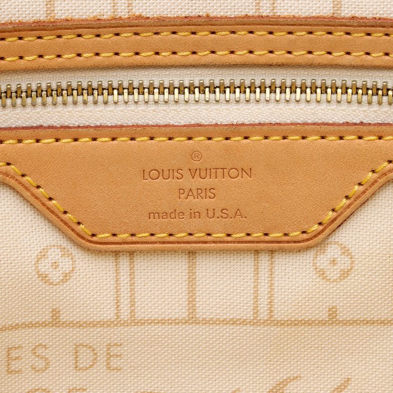 Louis Vuitton Damier Azur Neverfull MM Tote (SHF-wZhA3t) - Image 8
