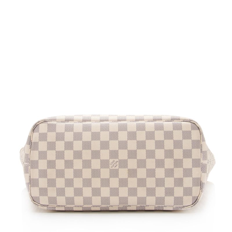 Louis Vuitton Damier Azur Neverfull MM Tote (SHF-uaROfL) - Image 3