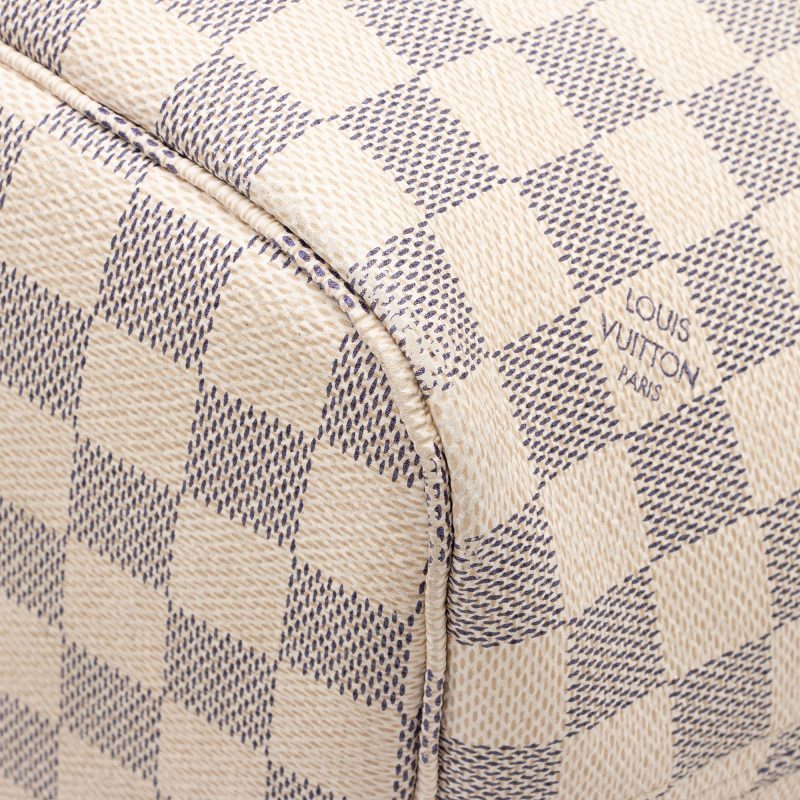 Louis Vuitton Damier Azur Neverfull MM Tote (SHF-uaROfL) - Image 7