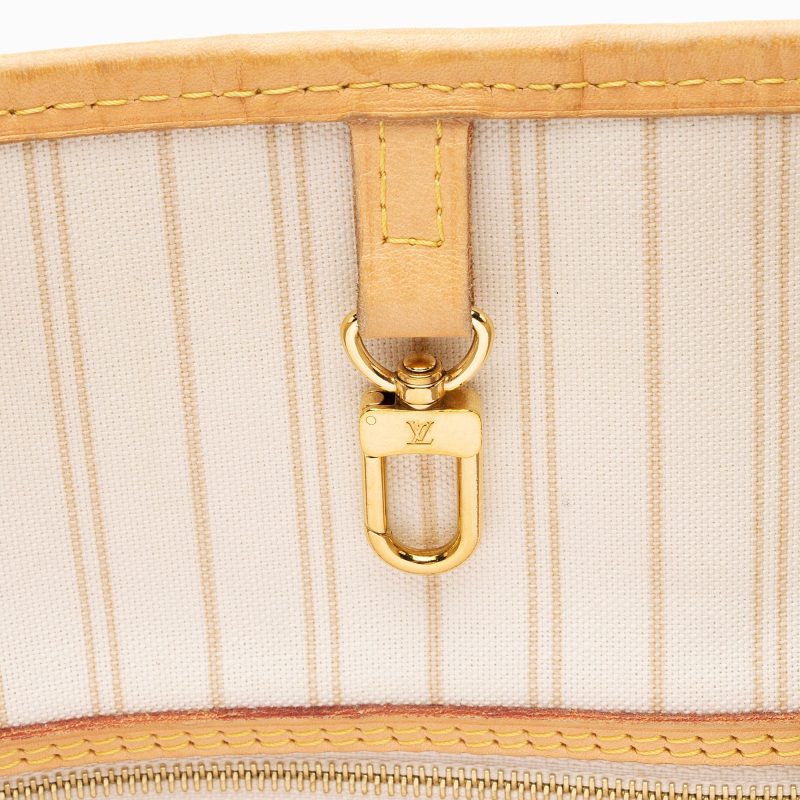 Louis Vuitton Damier Azur Neverfull MM Tote (SHF-uaROfL) - Image 8