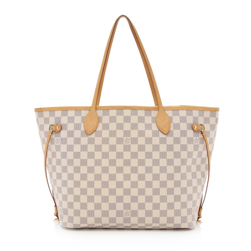 Louis Vuitton Damier Azur Neverfull MM Tote (SHF-VT8izz)