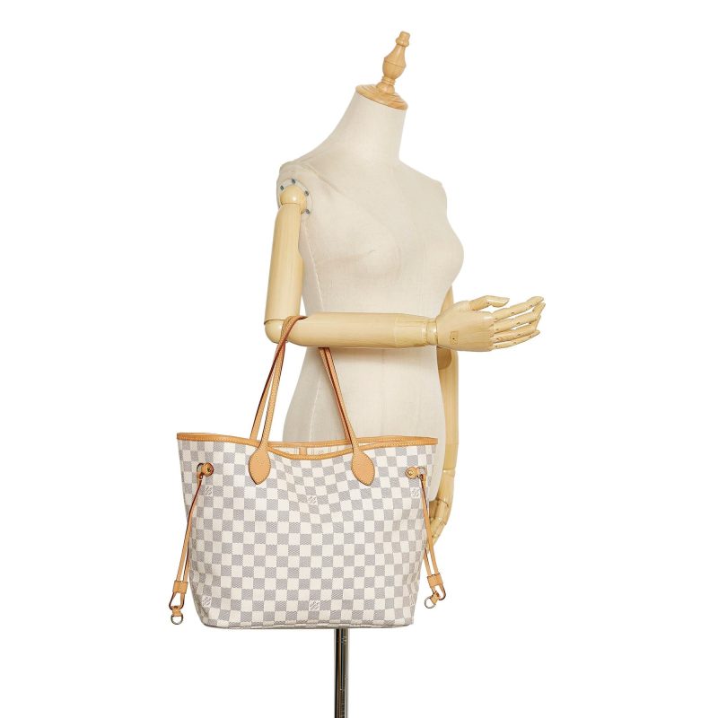 Louis Vuitton Damier Azur Neverfull MM (SHG-36625) - Image 4