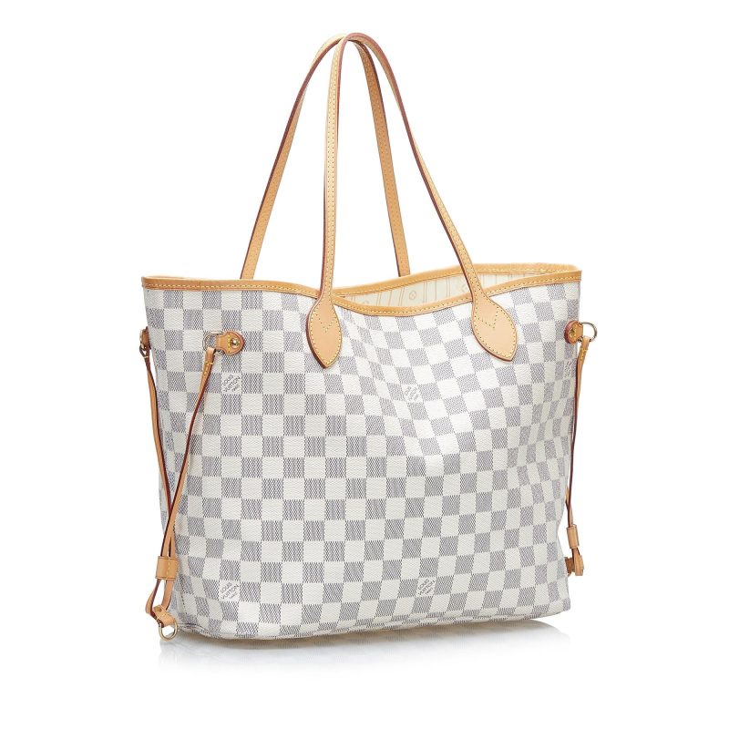 Louis Vuitton Damier Azur Neverfull MM (SHG-36625)