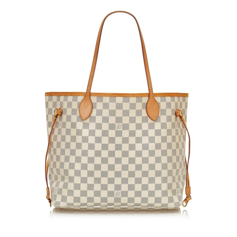 Louis Vuitton Damier Azur Neverfull MM (SHG-37540)